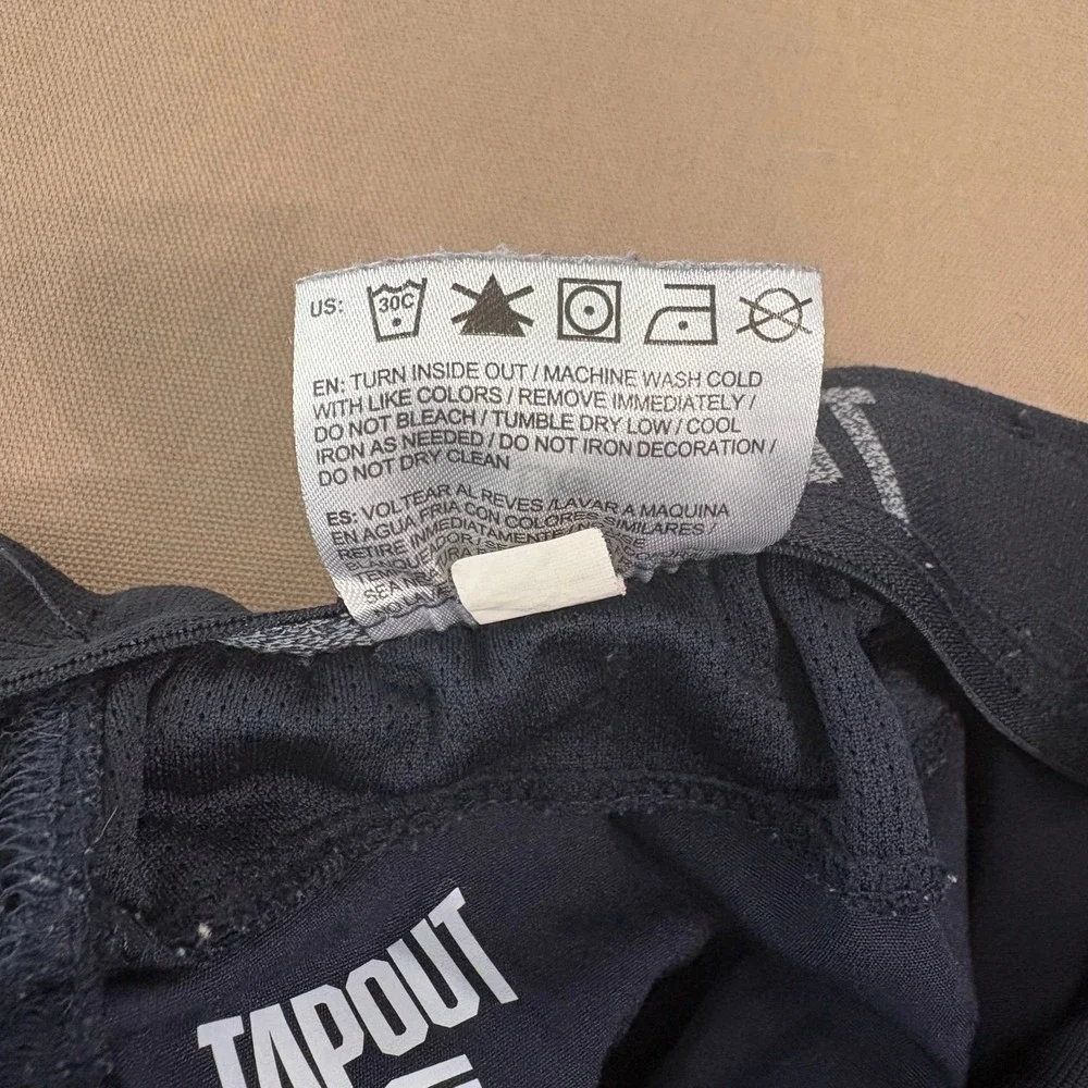 Tapout Shorts‎ Mens Large Blue Athletic Performance Training MMA Logo Graphic